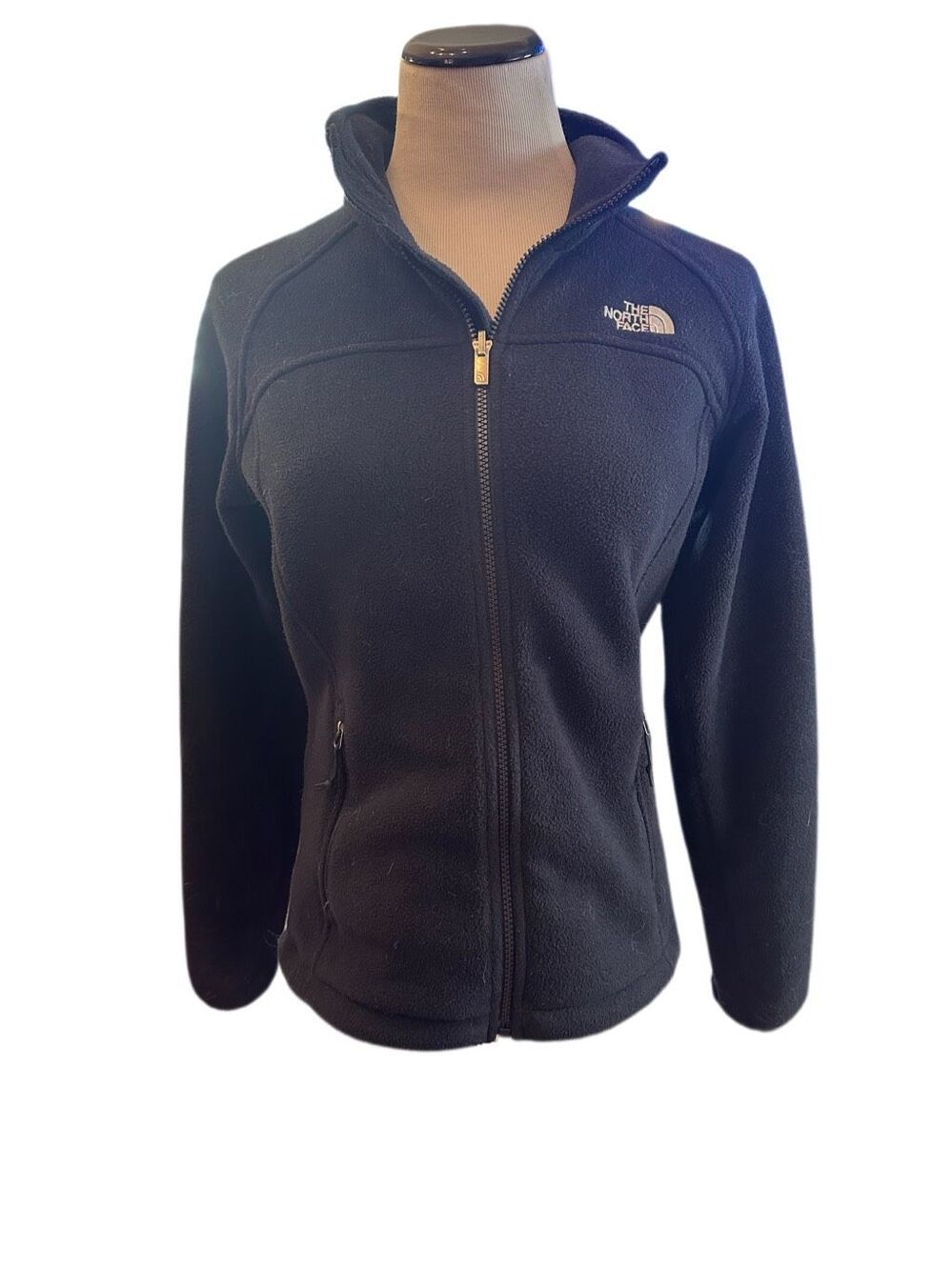 The North Face Black Long Sleeve Polartek Fleece Zip Up Sz S
